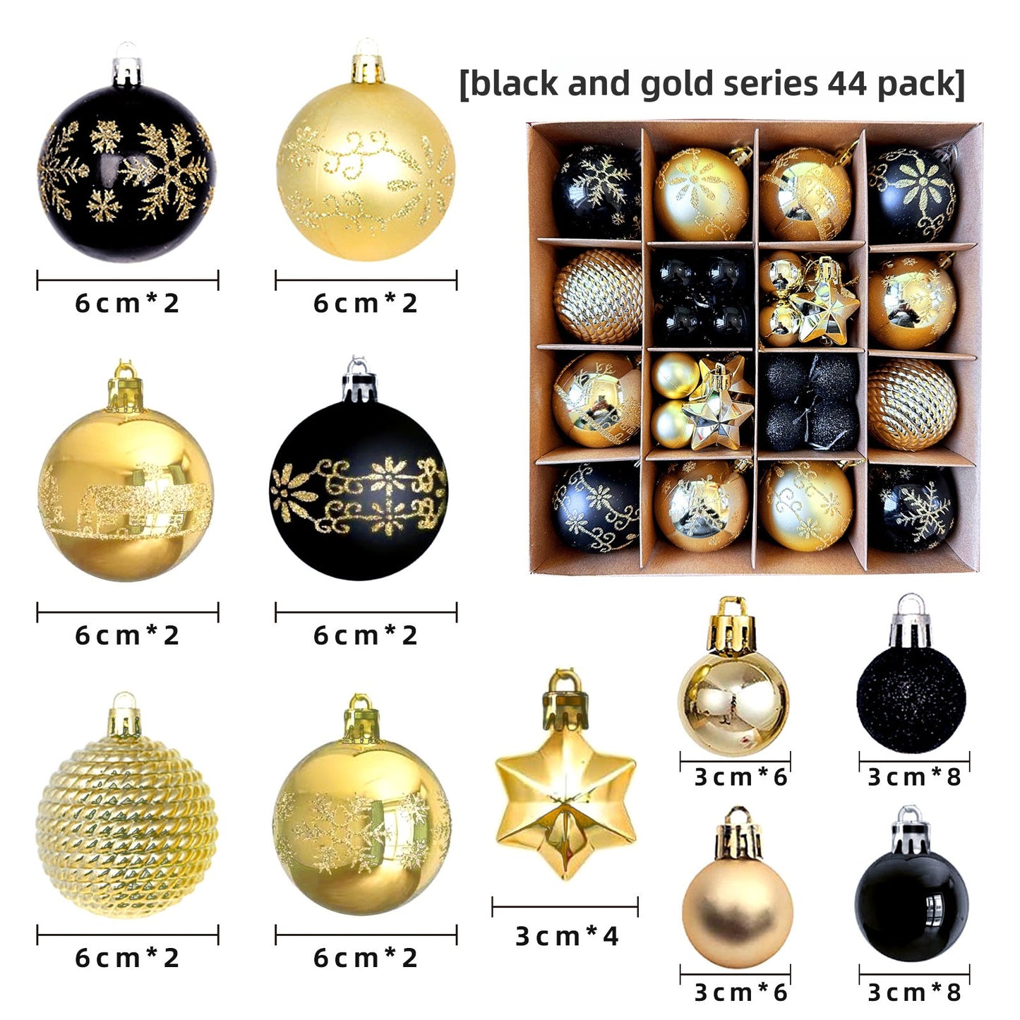 Spherical Christmas decorations Christmas tree
