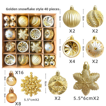 Spherical Christmas decorations Christmas tree