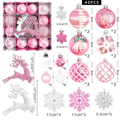 Spherical Christmas decorations Christmas tree