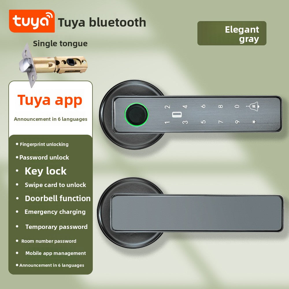 Spherical fingerprint smart lock