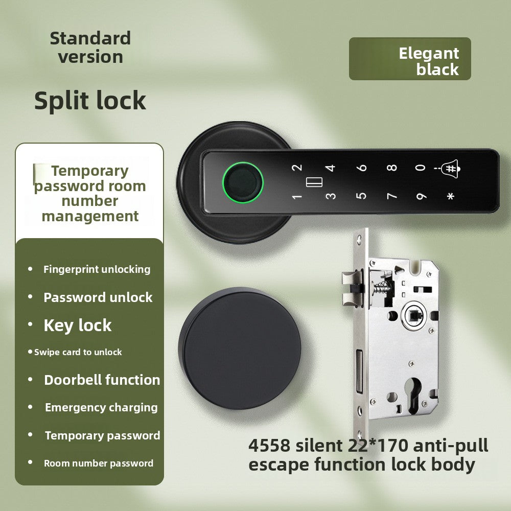 Spherical fingerprint smart lock