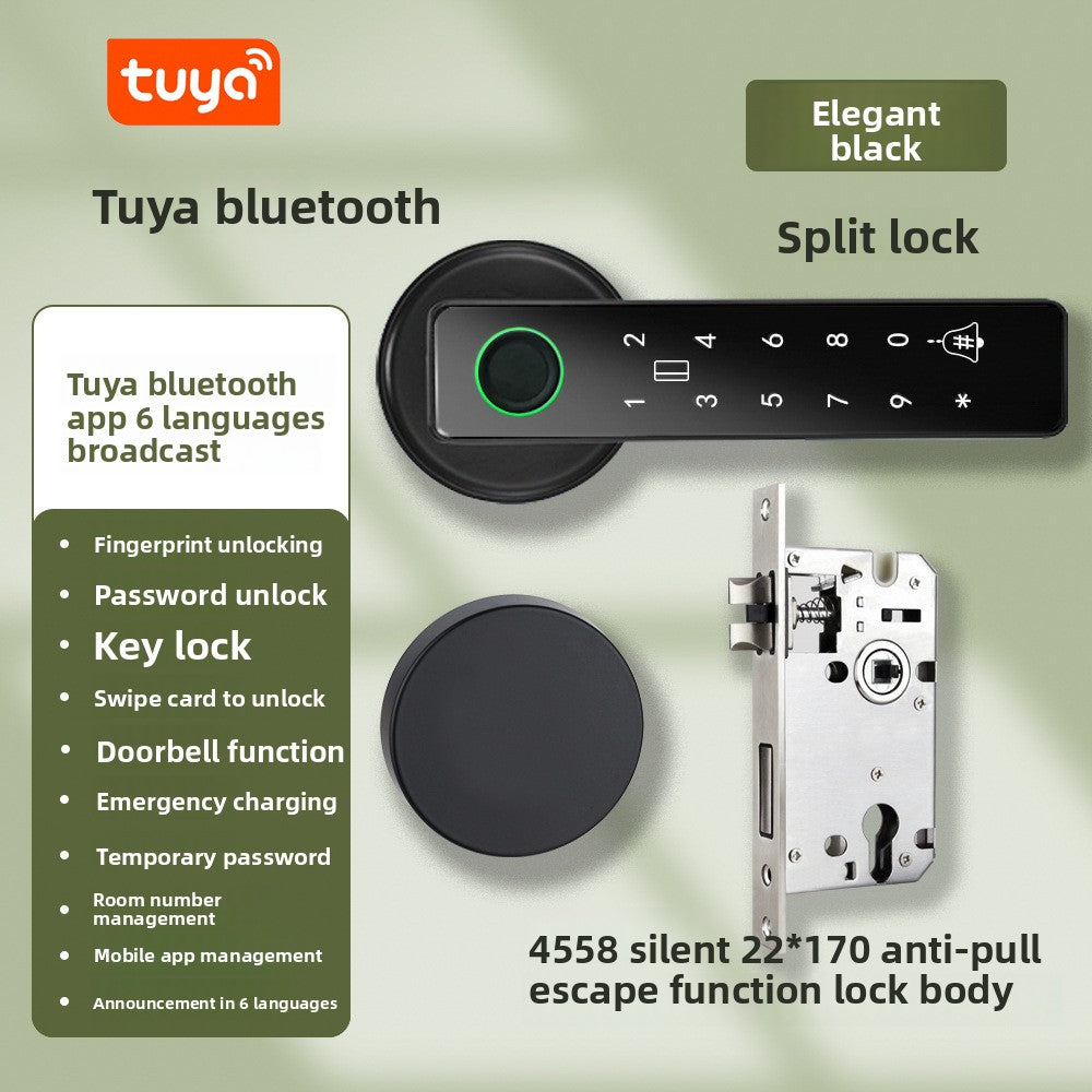 Spherical fingerprint smart lock