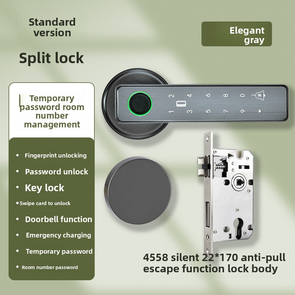 Spherical fingerprint smart lock