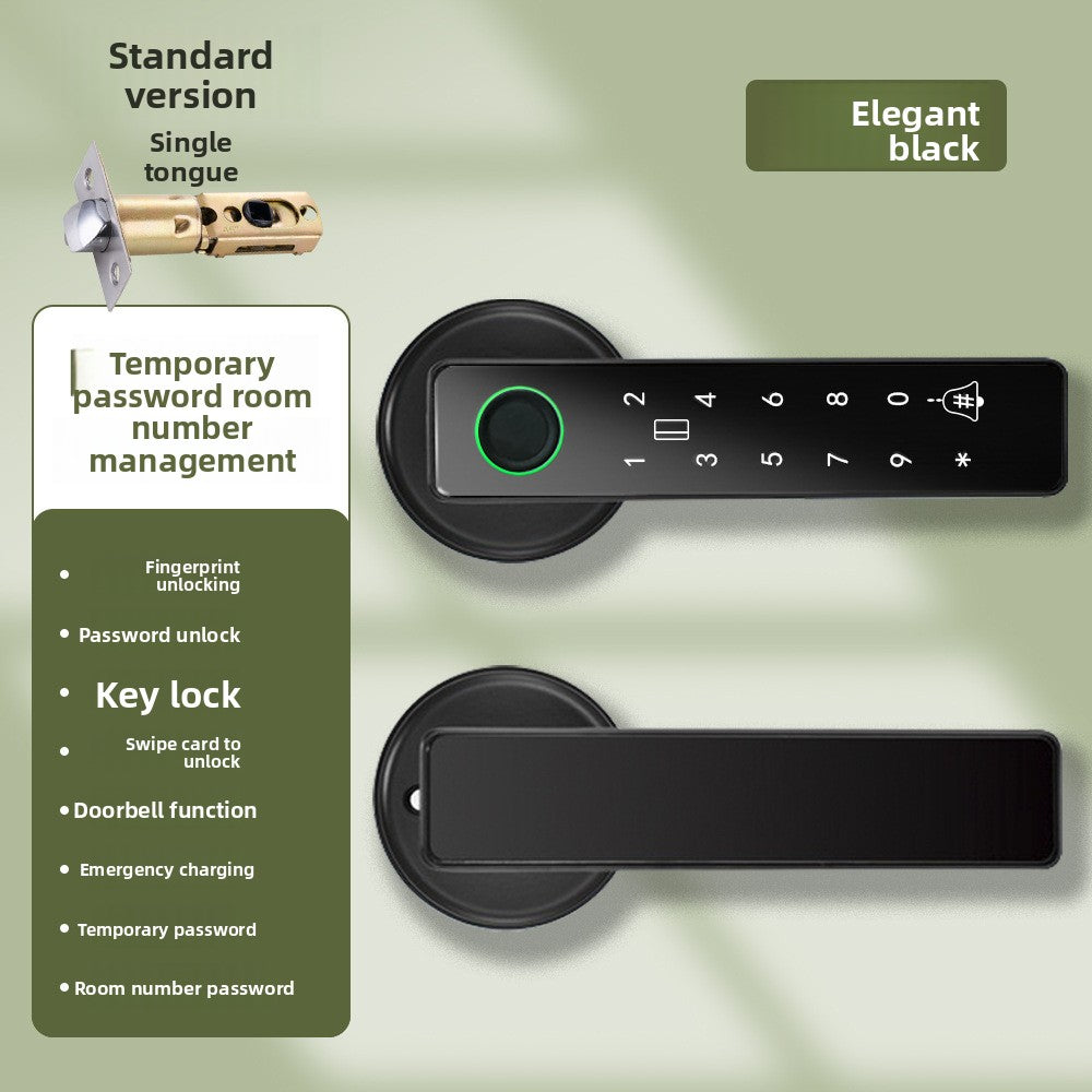 Spherical fingerprint smart lock