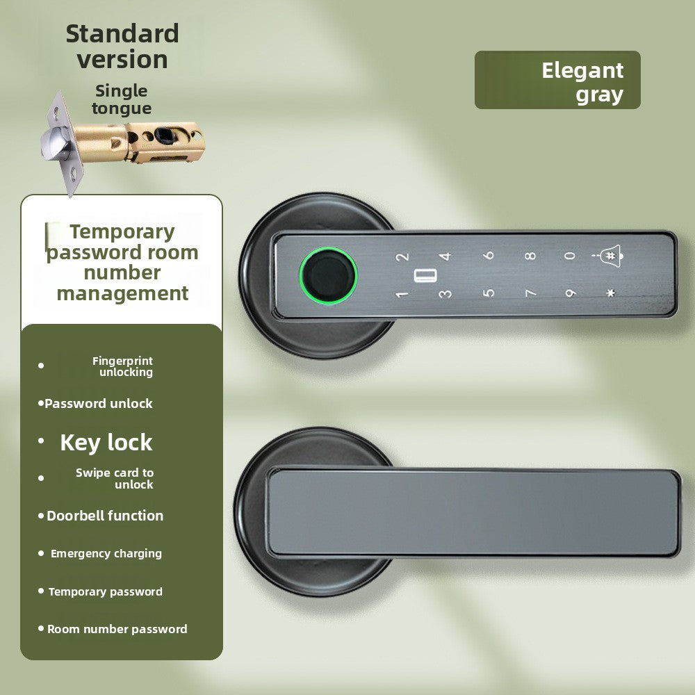 Spherical fingerprint smart lock