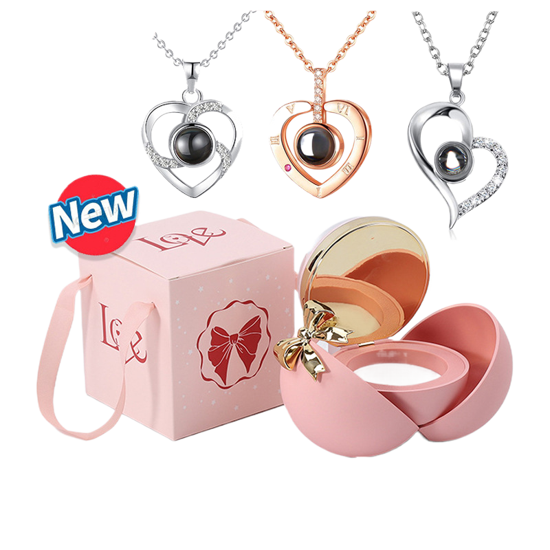 Spherical necklace box
