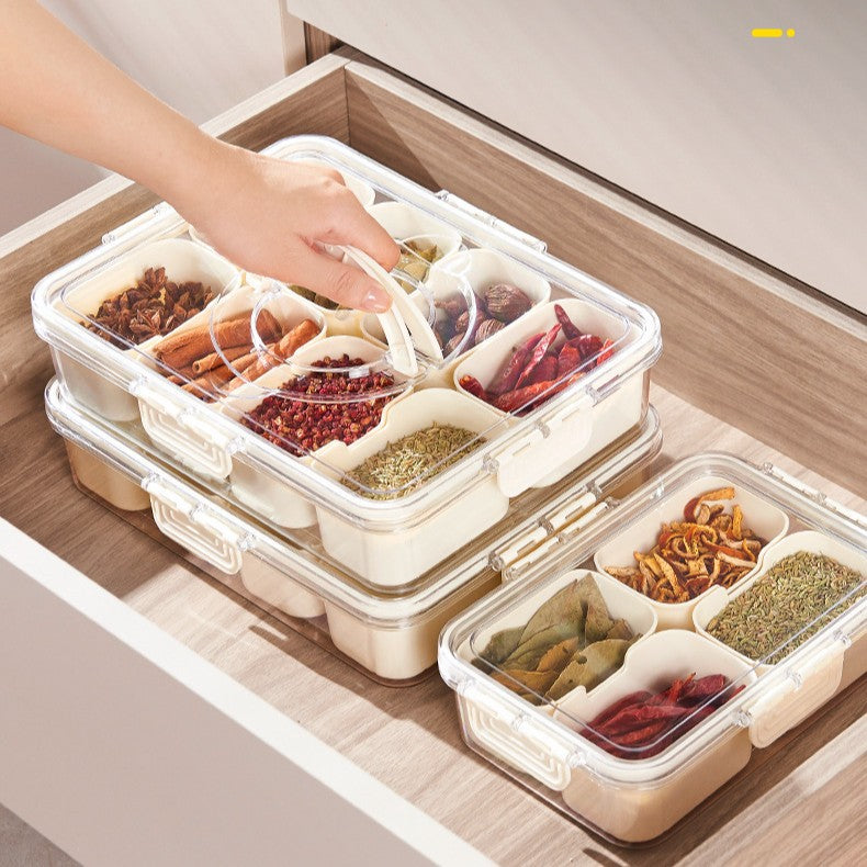 Spice compartment organizer
