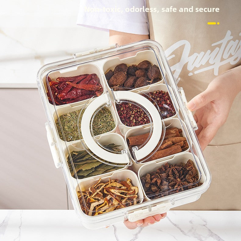 Spice compartment organizer