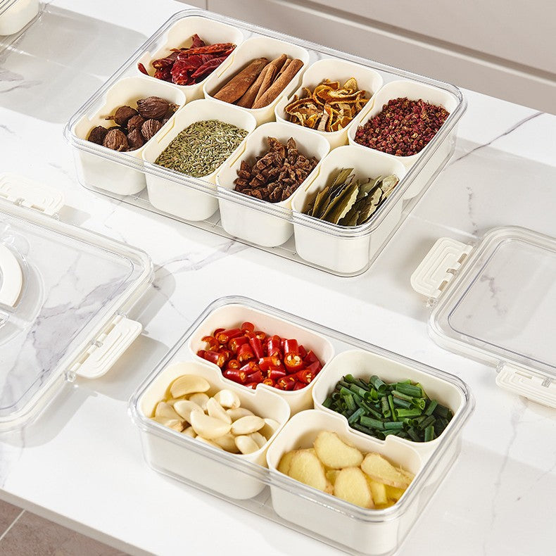 Spice compartment organizer