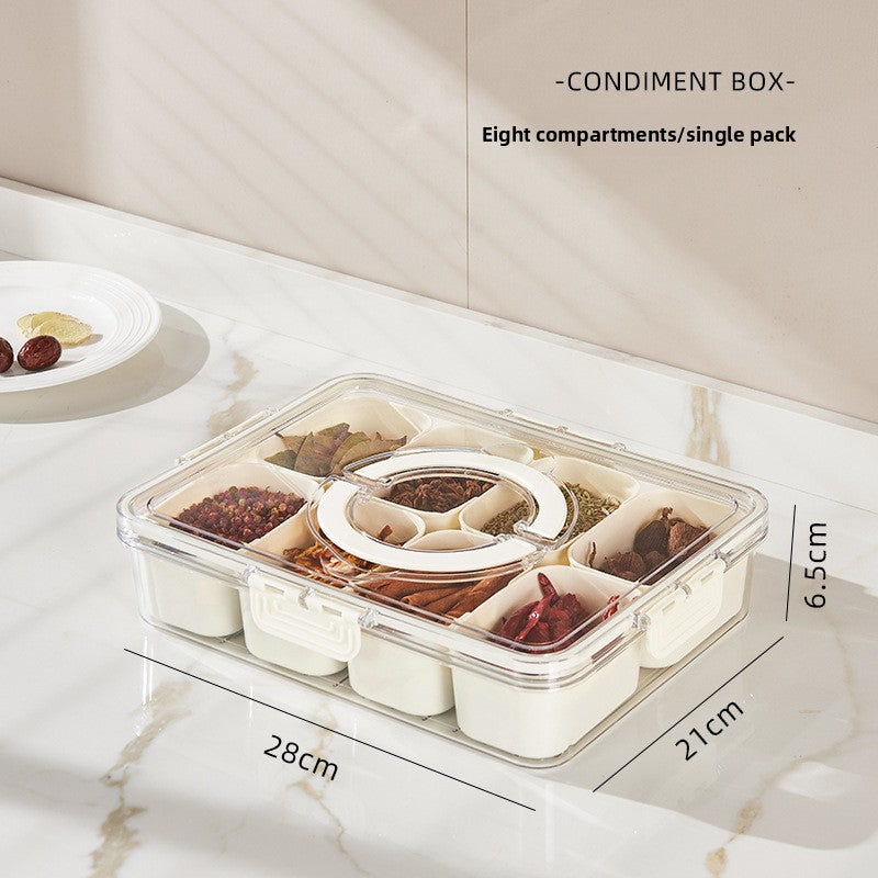 Spice compartment organizer