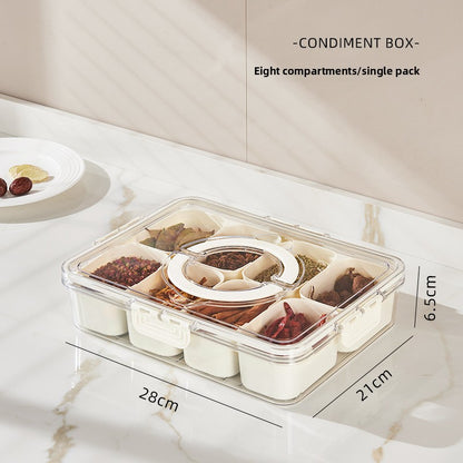 Spice compartment organizer
