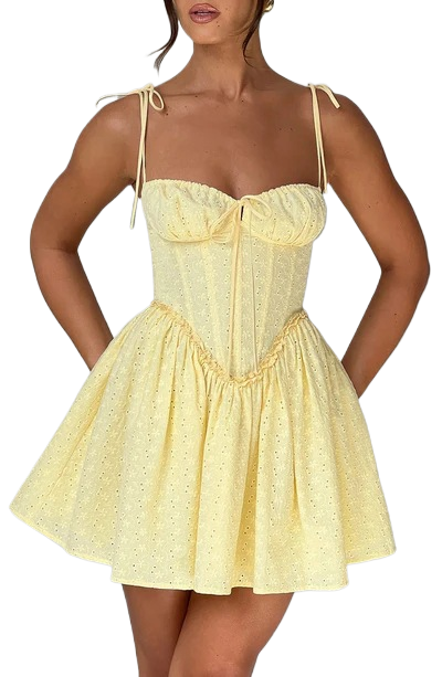 Spice Girls Backless Strap Sling Dress French Pure Desire