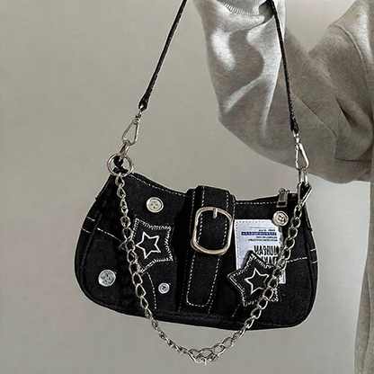 Spicy Girl Denim Underarm Bag