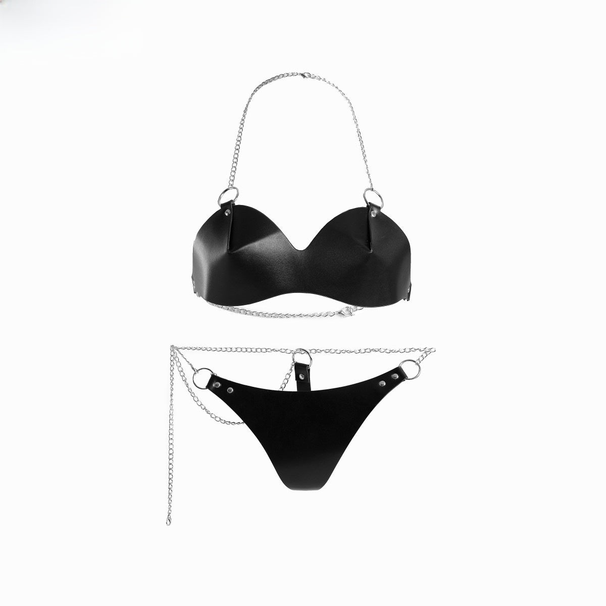 Spicy Underwear Bound PU Leather
