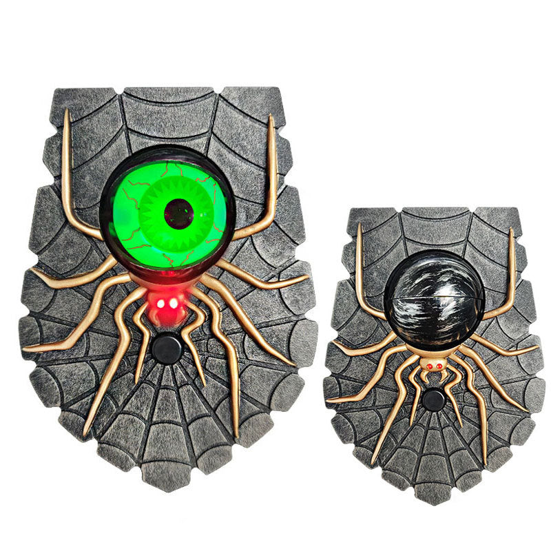 Spider-lit doorbell