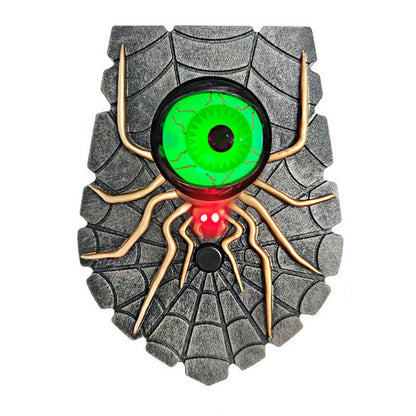 Spider-lit doorbell