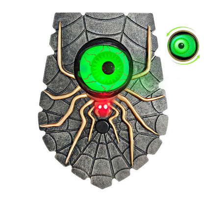 Spider-lit doorbell