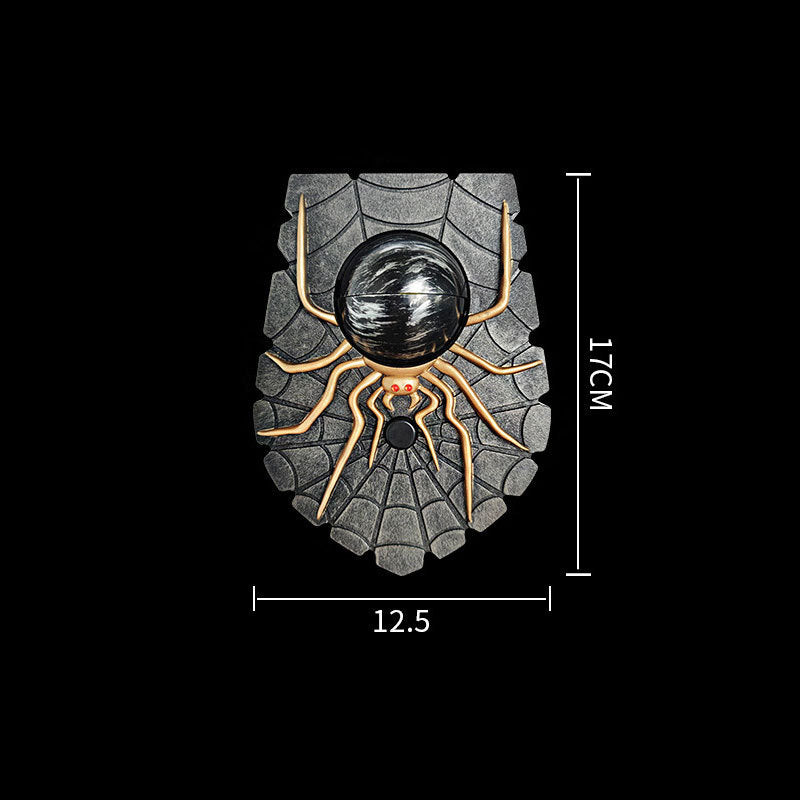 Spider-lit doorbell