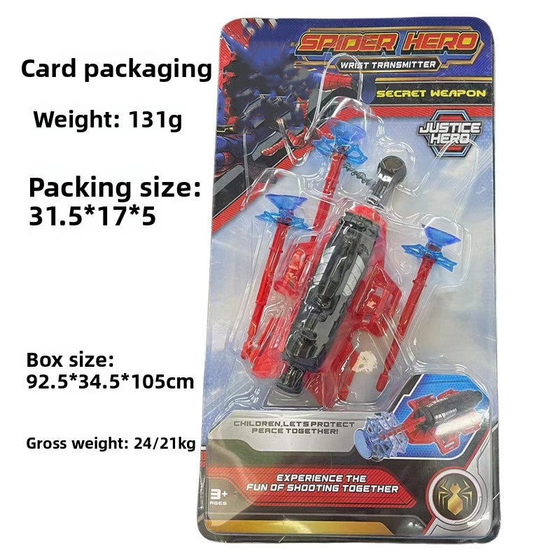 Spider Man Wrist Launcher Toy with Soft Bullets