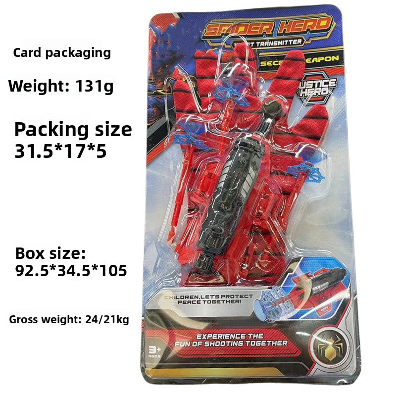 Spider Man Wrist Launcher Toy with Soft Bullets