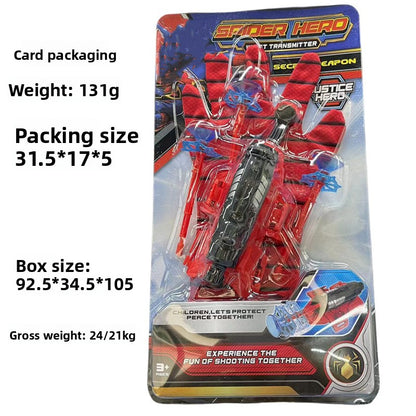 Spider Man Wrist Launcher Toy with Soft Bullets