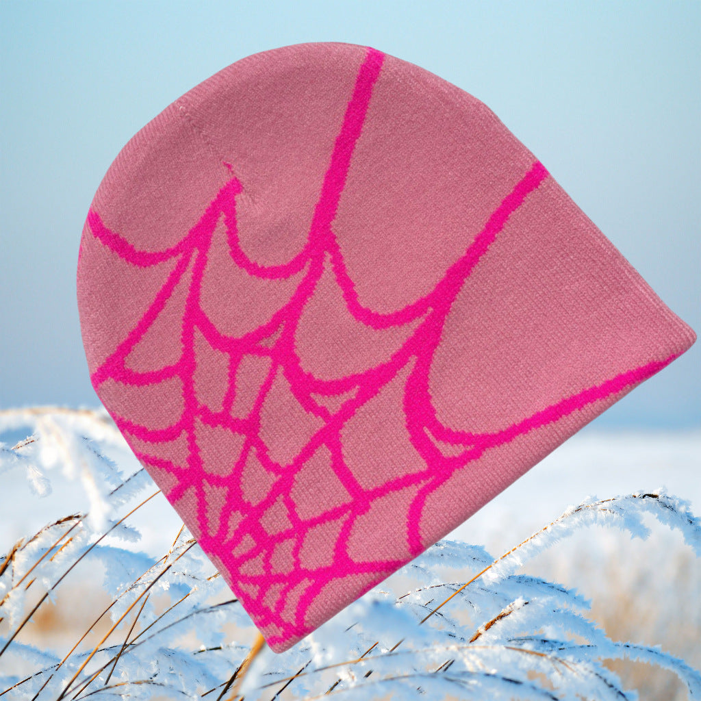 spider mesh jacquard hat