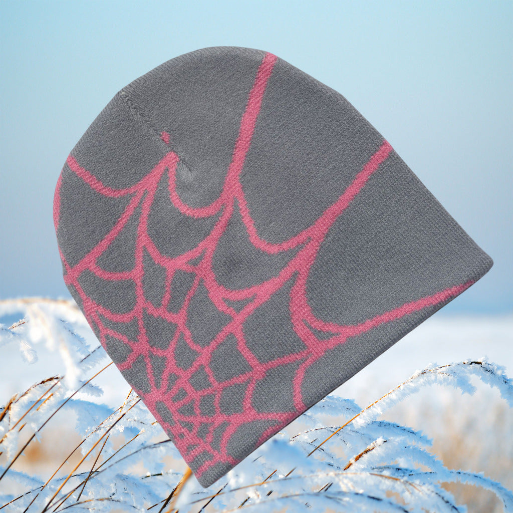 spider mesh jacquard hat