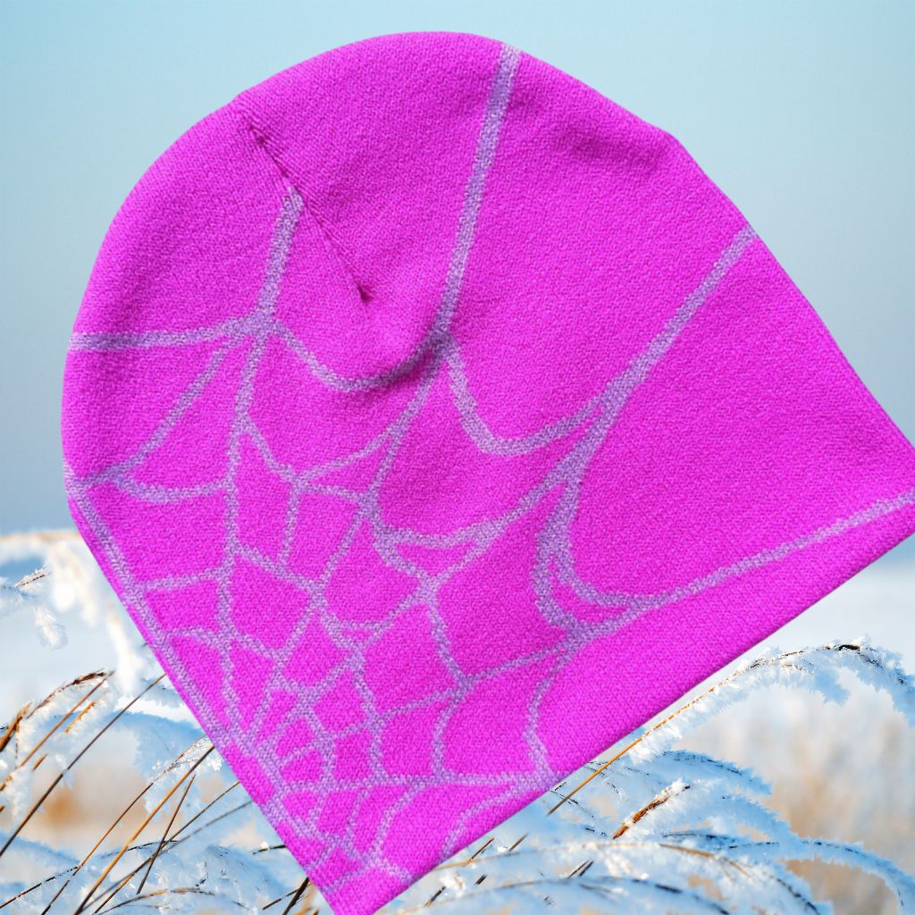 spider mesh jacquard hat