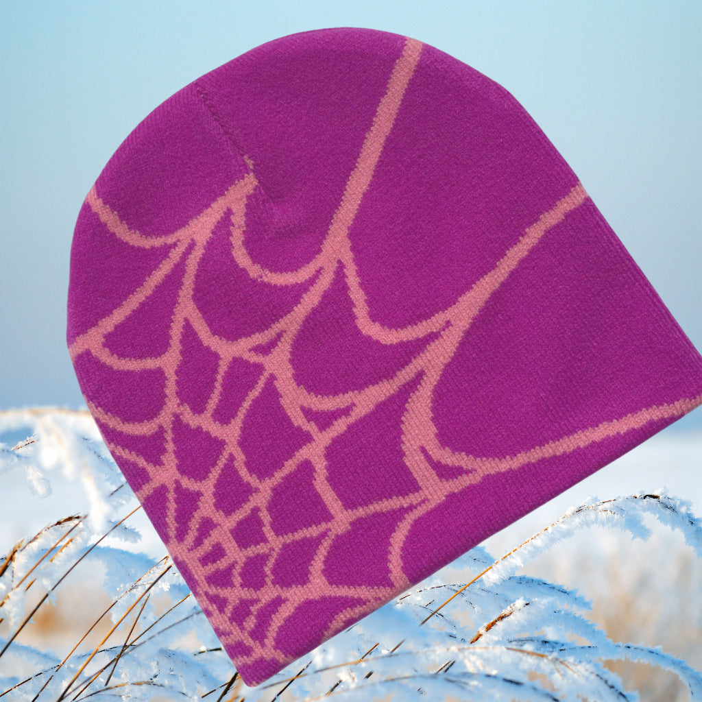 spider mesh jacquard hat