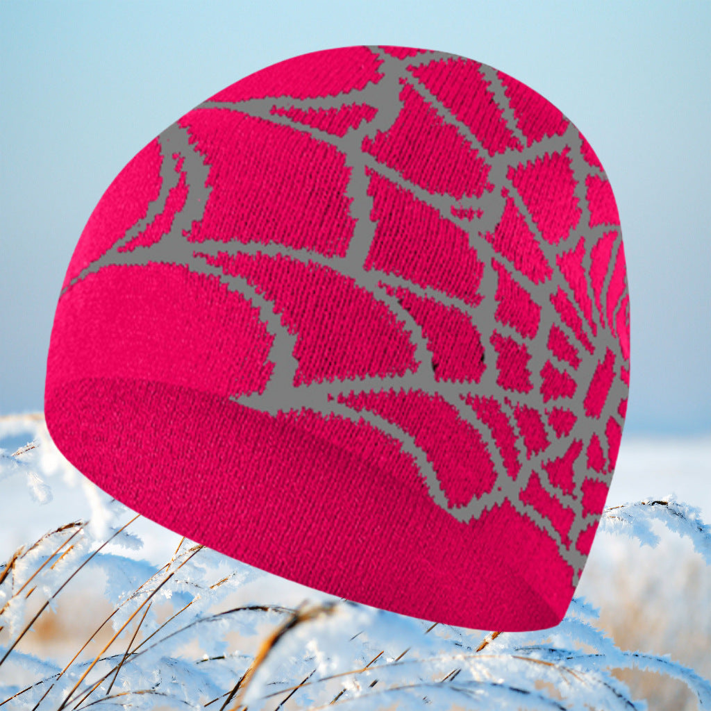 spider mesh jacquard hat