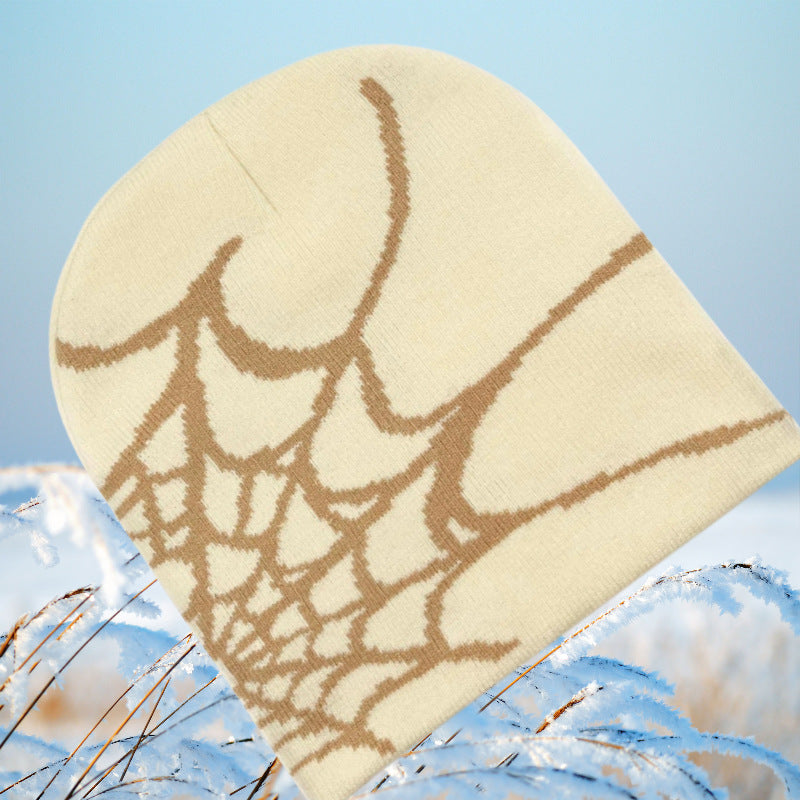 spider mesh jacquard hat