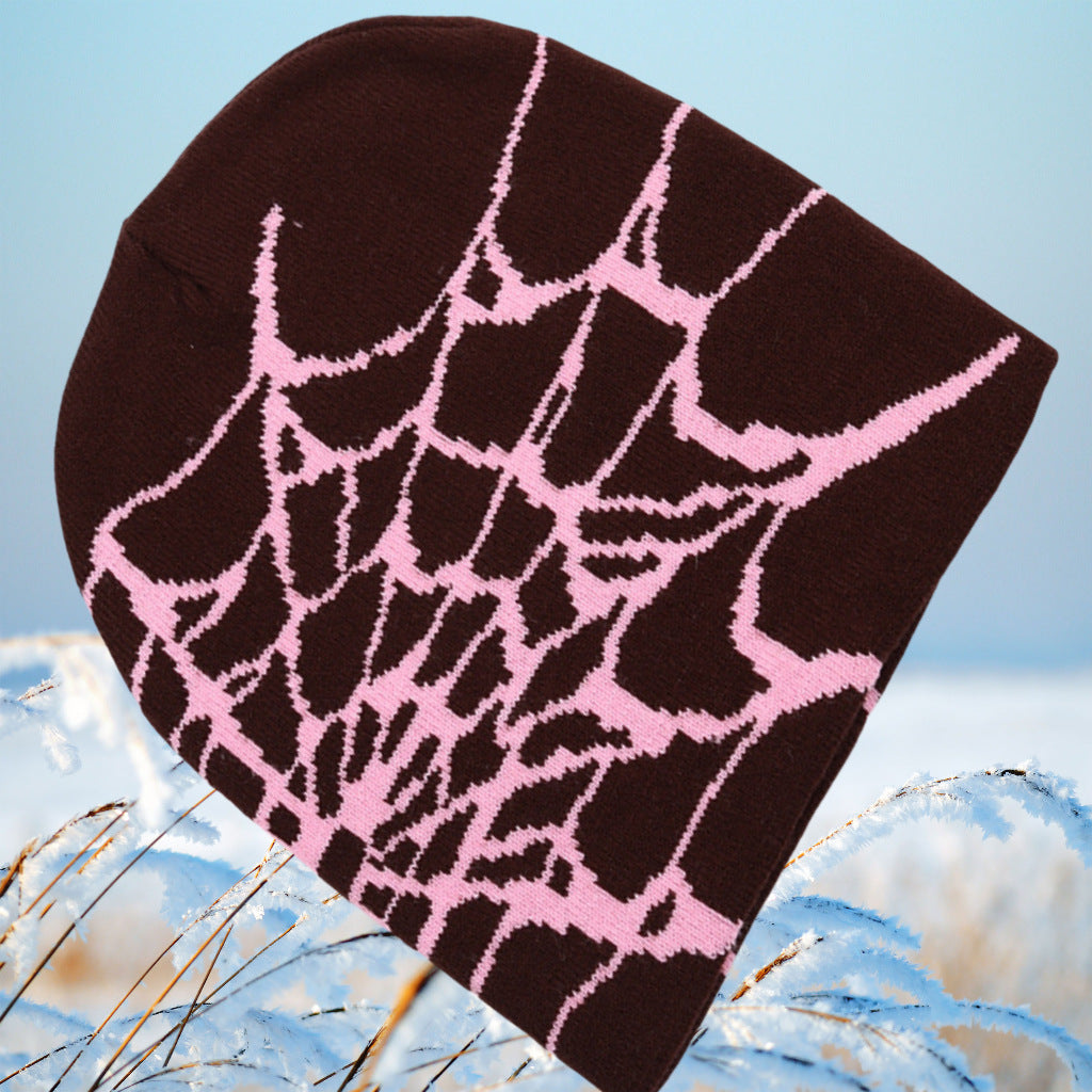spider mesh jacquard hat