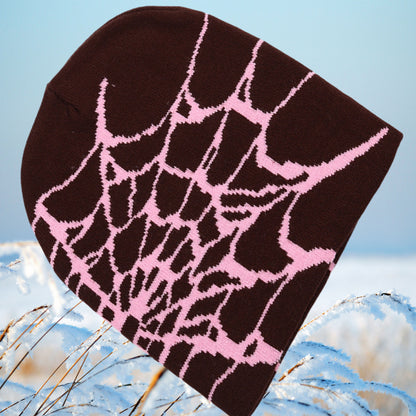 spider mesh jacquard hat