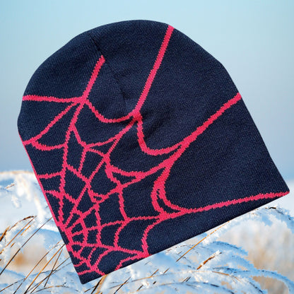 spider mesh jacquard hat