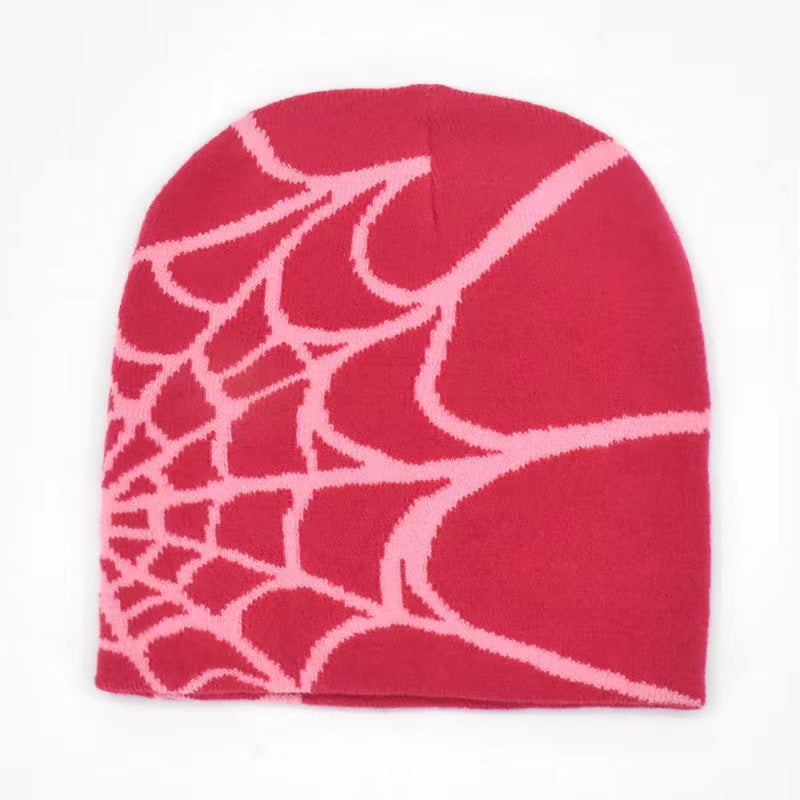spider mesh jacquard hat