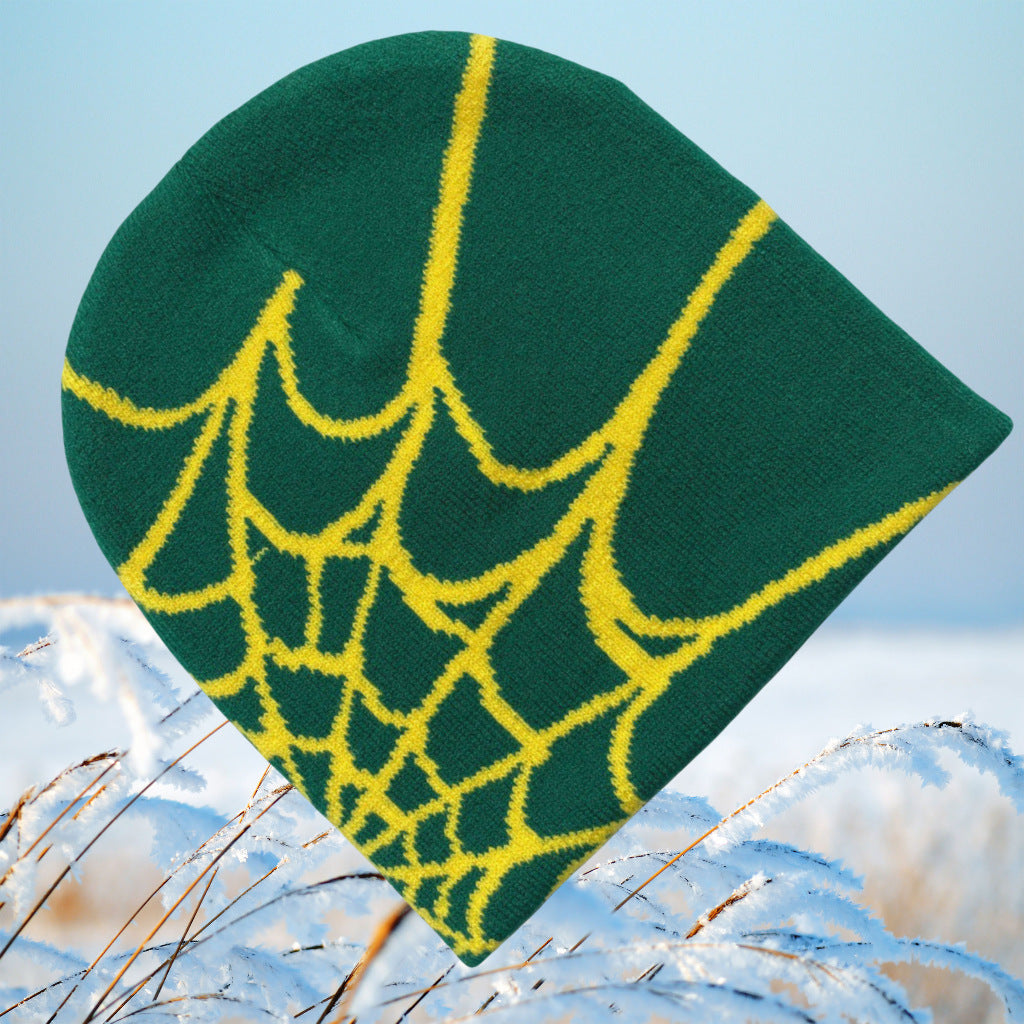 spider mesh jacquard hat