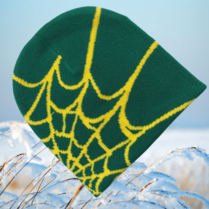 spider mesh jacquard hat