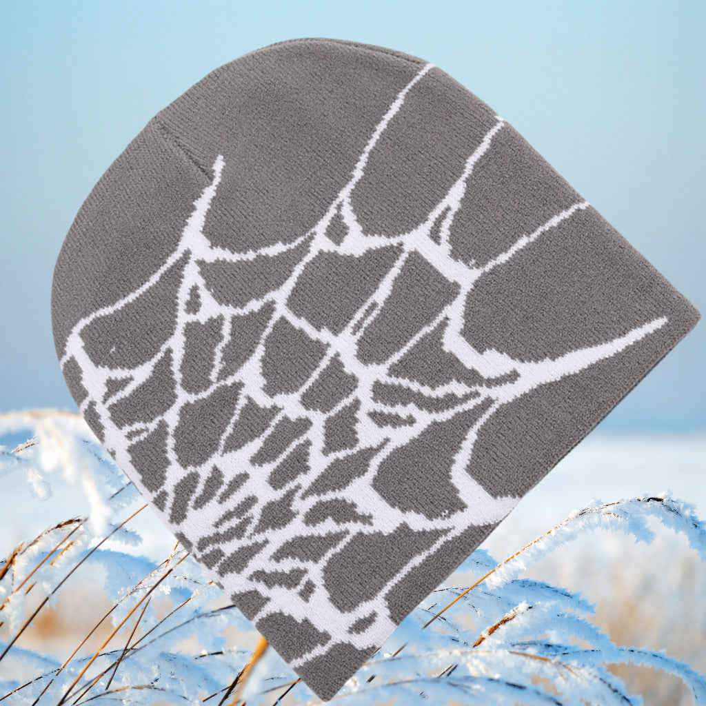 spider mesh jacquard hat