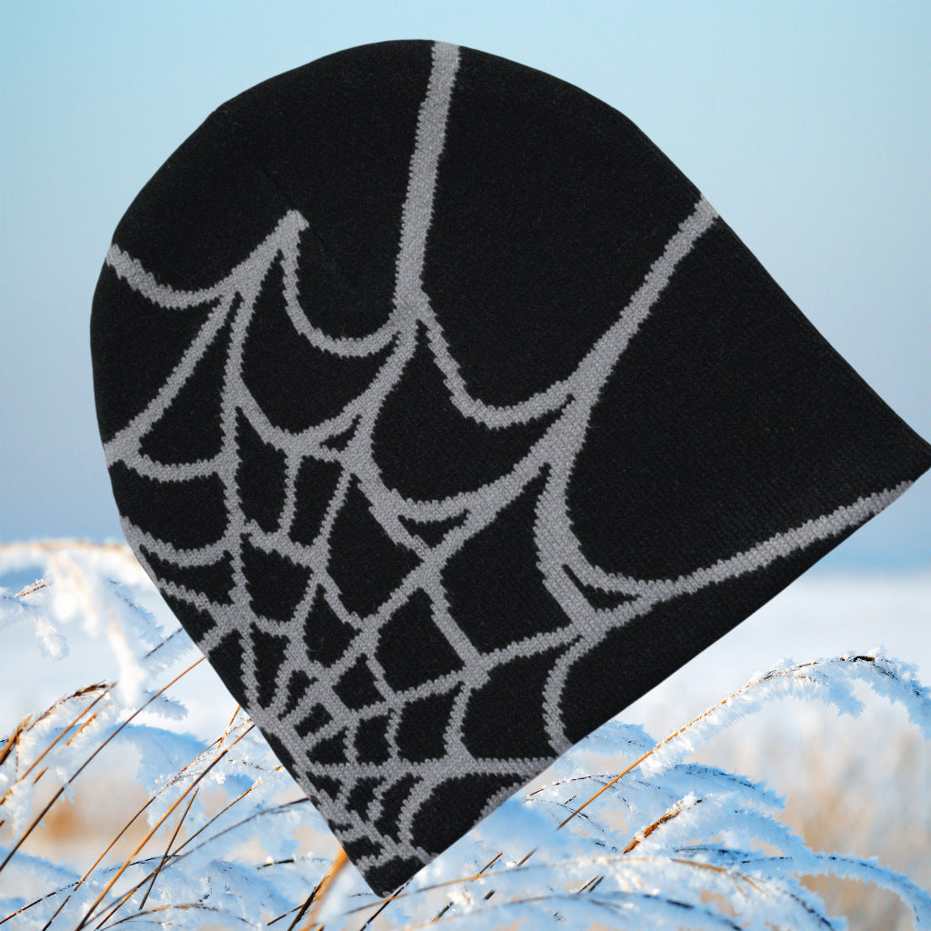 spider mesh jacquard hat