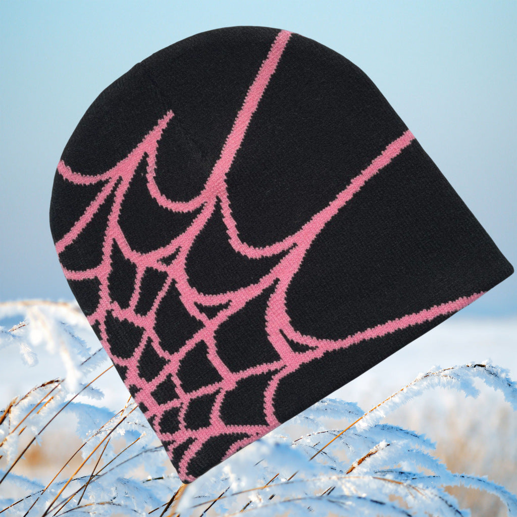 spider mesh jacquard hat