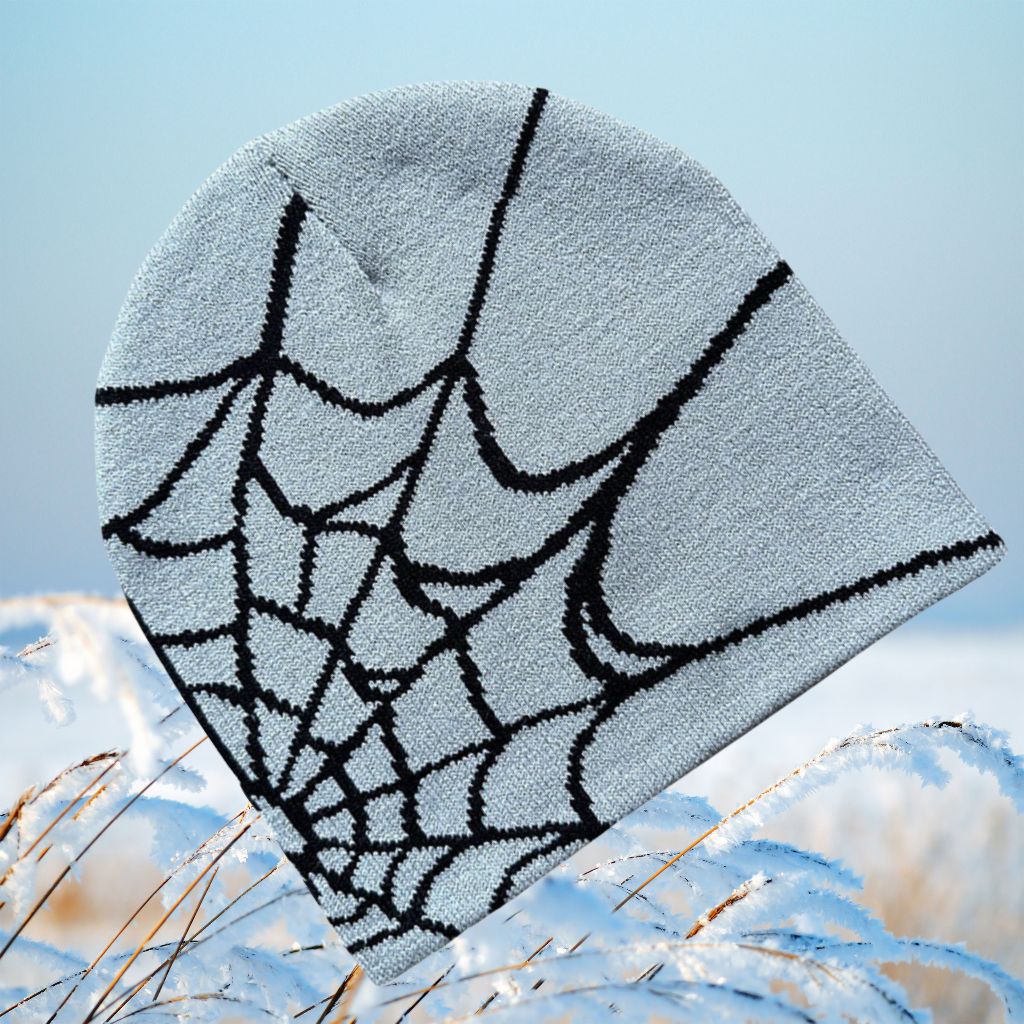 spider mesh jacquard hat