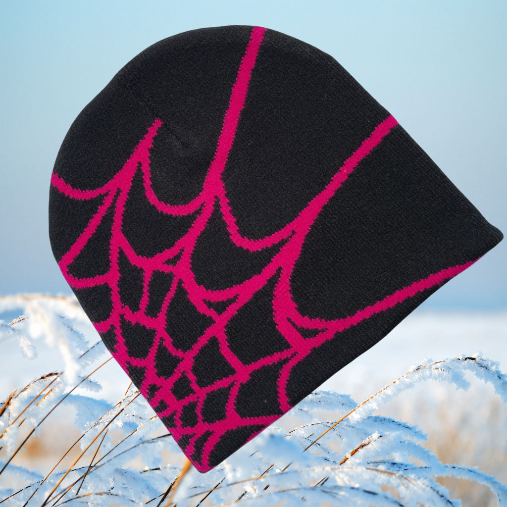 spider mesh jacquard hat