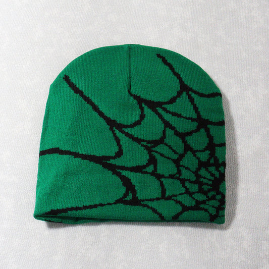Spider Web Knitted Hat