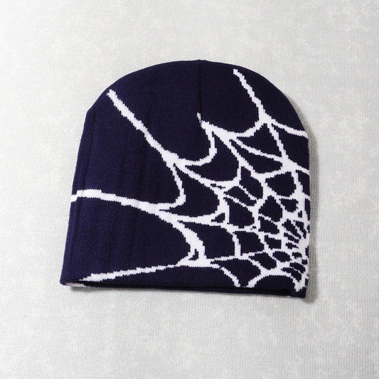 Spider Web Knitted Hat