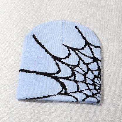 Spider Web Knitted Hat
