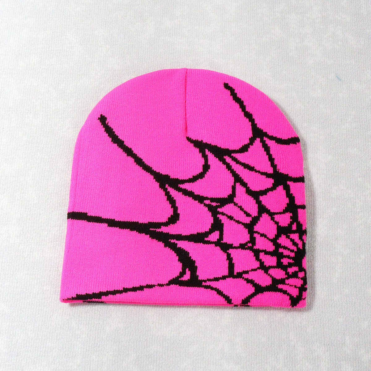 Spider Web Knitted Hat