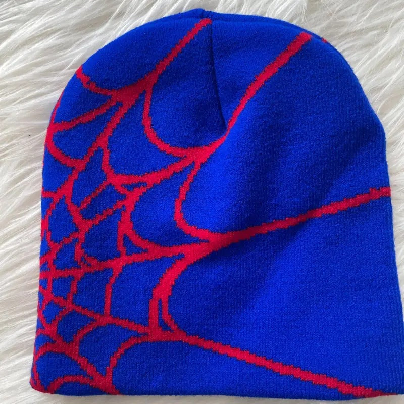 Spider Web Knitted Hat