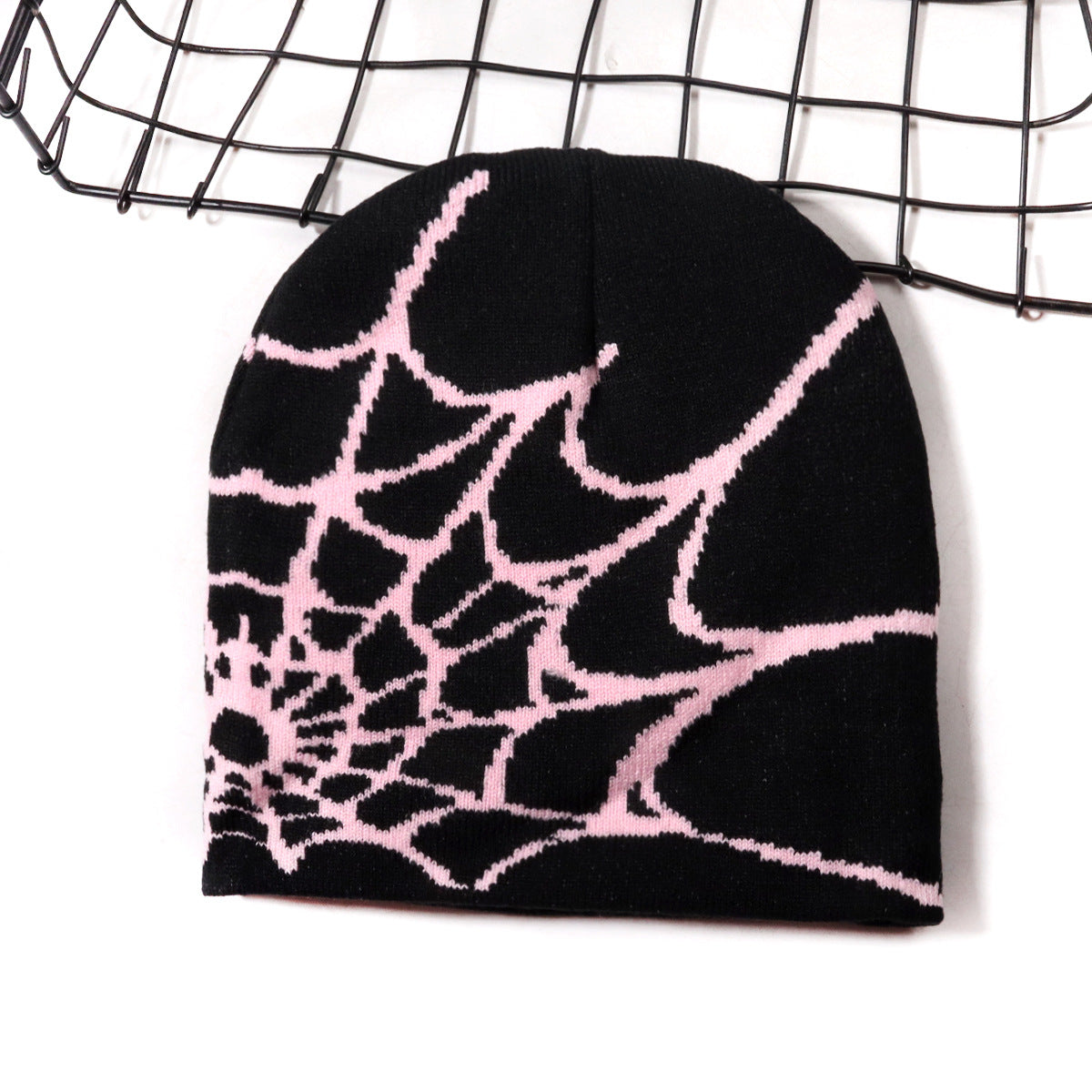 Spider Web Knitted Hat