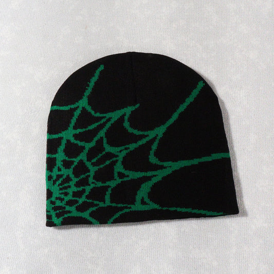 Spider Web Knitted Hat