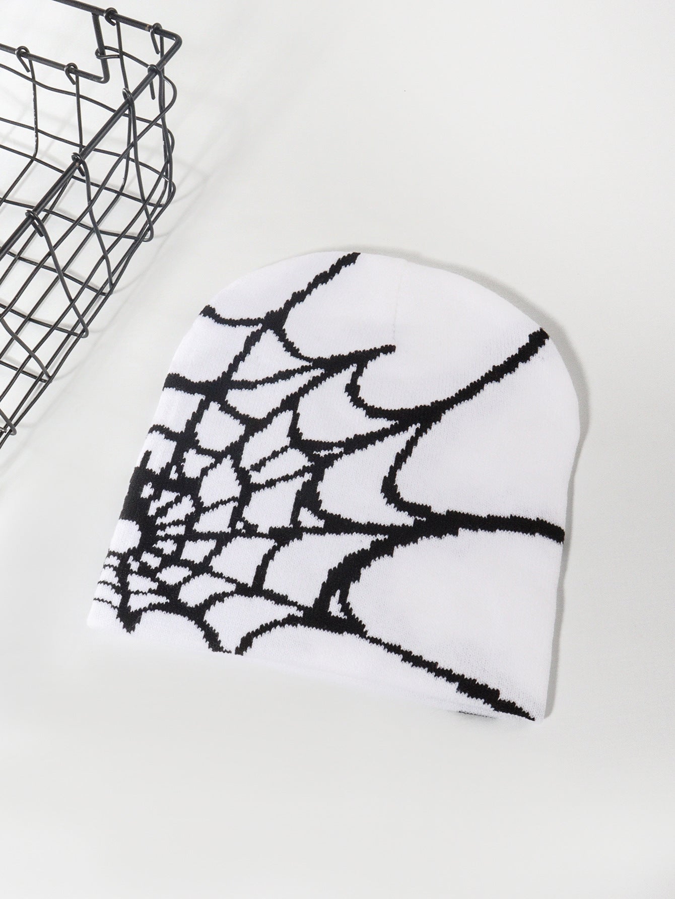 Spider Web Knitted Hat